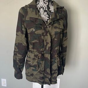 Design Lab Grunge Camp Jacket NEW